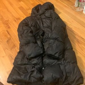 Black polo big kids coat
